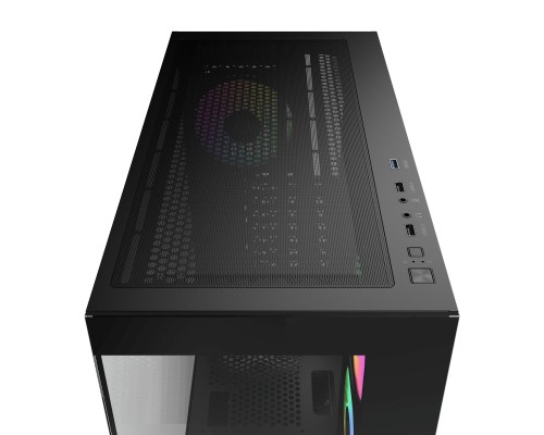 Корпус OCYPUS GAMMA C72 BK ARGB (GAMMA-C72-BKD400XX-GL)
