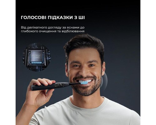 Електрична зубна щітка Oclean X Ultra 20 Black (6970810557121)
