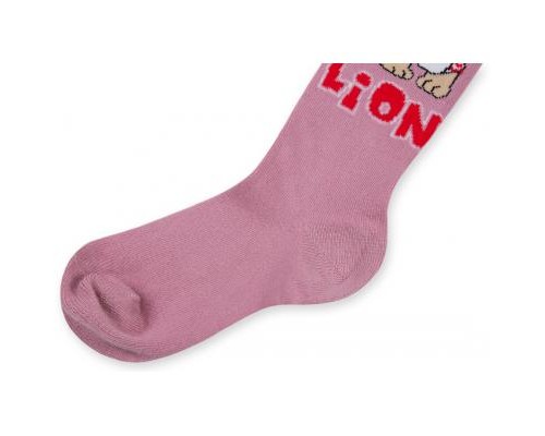 Колготки дитячі UCS Socks з левеням (M0C0301-0922-3G-pink)