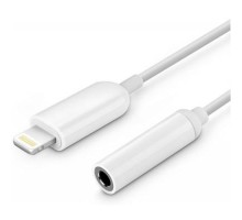 Перехідник Lightning to jack 3.5mm Extradigital (KBA1682) Перехідник Lightning to jack 3.5mm Extradigital (KBA1682)