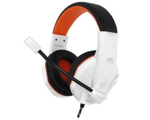 Навушники Gemix N20 White-Black-Orange Gaming