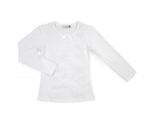 Кофта дитяча Matilda з мереживом (10498-152G-white)
