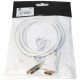 Кабель мультимедійний DVI to VGA 24+1pin, 1.0m white Atcom (9505) 