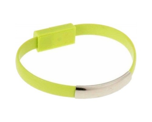 Дата кабель USB 2.0 AM to Micro 5P 0.2m браслет green Extradigital (KBU1782)