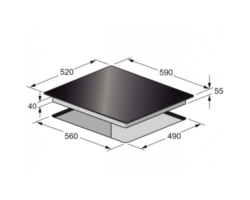 Варочна поверхня Kaiser KCT6715FW