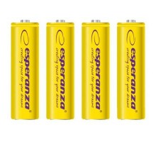 Акумулятор Esperanza AA 2000mAh Ni-MH * 4 yellow (EZA104Y) 