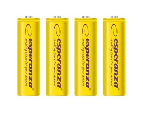 Акумулятор Esperanza AA 2000mAh Ni-MH * 4 yellow (EZA104Y) 