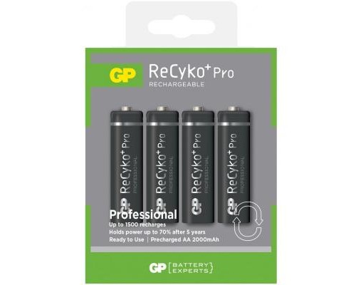 Акумулятор Gp AA 210AAHCBE-2GBE4 ReCyko+Pro Professional 2100 mAh * 4 (210AAHCBE / 4891199089190) 
