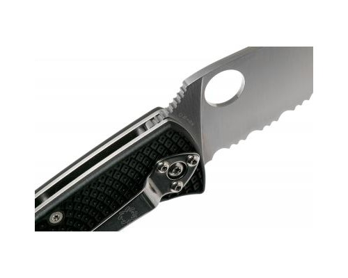 Ніж Spyderco Tenacious FRN полусеррейтор (C122PSBK)