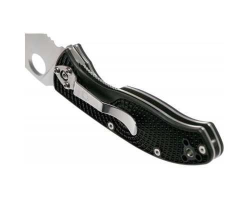 Ніж Spyderco Tenacious FRN полусеррейтор (C122PSBK)