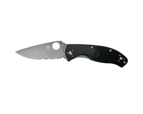 Ніж Spyderco Tenacious FRN полусеррейтор (C122PSBK)