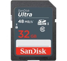Карта пам'яті SanDisk 32GB SDHC class 10 UHS-I Ultra Lite (SDSDUNR-032G-GN3IN)  Карта пам'яті SanDisk 32GB SDHC class 10 UHS-I Ultra Lite (SDSDUNR-032G-GN3IN)
