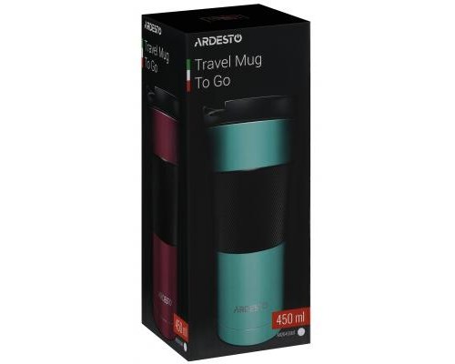 Термокружка Ardesto To Go 450 мл Black (AR2645SMB)