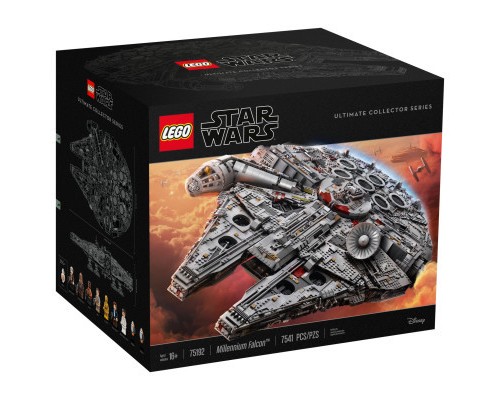 Конструктор LEGO Star Wars Сокол Тысячелетия Millennium Falcon 7541 деталь (75192)