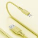 Дата кабель USB 2.0 AM to Lightning 1.2m 2.4A yellow Baseus (CALDC-0Y)