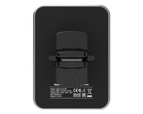 Універсальний автотримач Canyon Car holder and wireless charger MegaFix, C-15, 15W (CNE-CCA15B)