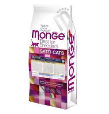 Сухий корм для кішок Monge Cat Bwild Low Grain з м'ясом зайця 10 кг (8009470004923)