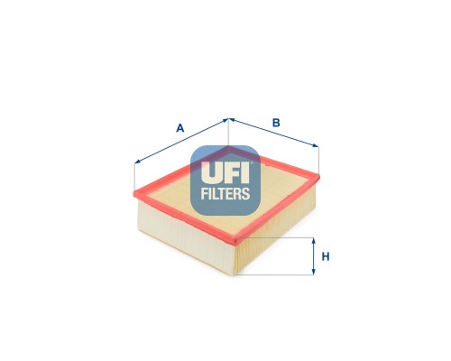 Повітряний фільтр для автомобіля UFI 30.162.00