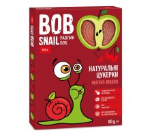 Цукерка Bob Snail Равлик Боб Яблучно-вишня 60 г (4820162520347)