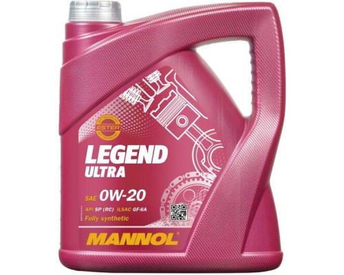 Моторна олива Mannol LEGEND ULTRA 4л 0W-20 (MN7918-4)