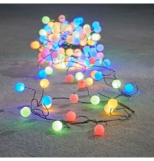 Гірлянда Luca Lighting кластер Кульки зелена струна 8 м, RGB (8720362027188)