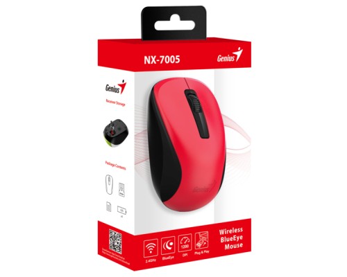 Мишка Genius NX-7005 Wireless Red (31030017403)