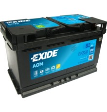Акумулятор автомобільний EXIDE START-STOP AGM 82Ah Ев (-/+) (800EN) (EK820)