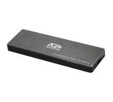 Кишеня зовнішня AgeStar M2 SATANVME metal black (31UBVS6C (Black))