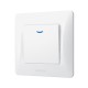 Вимикач Videx BINERA 1кл з підсвічуванням білий (VF-BNSW1L-W)