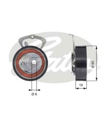 Ролик натягувача ременя Gates T43140