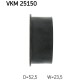 Ролик натягувача ременя SKF VKM 25150