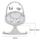 Крісло-гойдалка Kinderkraft Luli Gray (5902533915668)