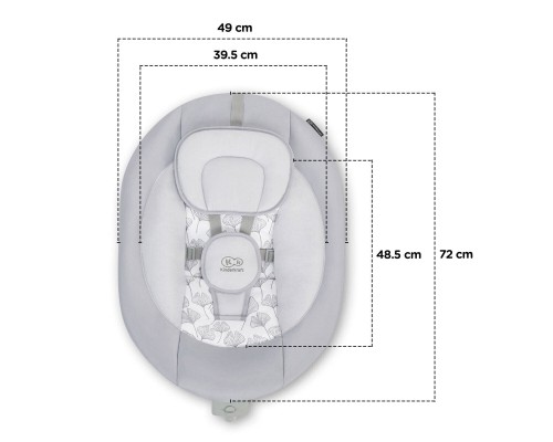 Крісло-гойдалка Kinderkraft Luli Gray (5902533915668) Крісло-гойдалка Kinderkraft Luli Gray (5902533915668)