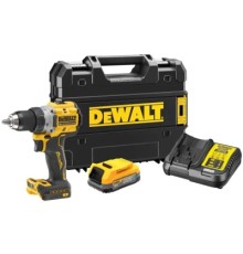 Шуруповерт DeWALT XR Li-Ion PowerStack 90 Нм, 18V 1x1.7Ah, кейс TSTAK (DCD800E1T)