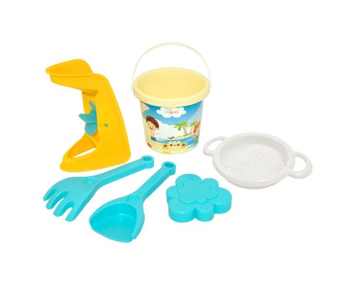 Іграшка для піску Tigres Summer 6 елементів з млинком та термонаклейкою (39909)