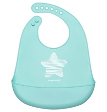 Слинявчик Canpol babies Pastel силіконовий з кишенькою блакитний (74/024_blu)
