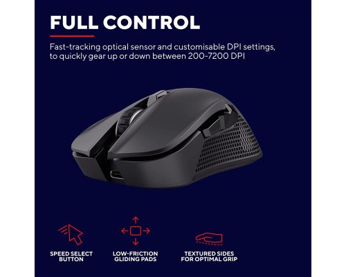 Мишка Trust GXT923 YBAR Wireless Black (24888)