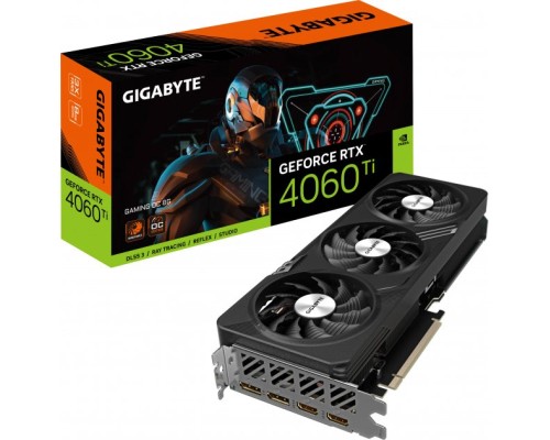Відеокарта GIGABYTE GeForce RTX4060Ti 8Gb GAMING OC (GV-N406TGAMING OC-8GD)