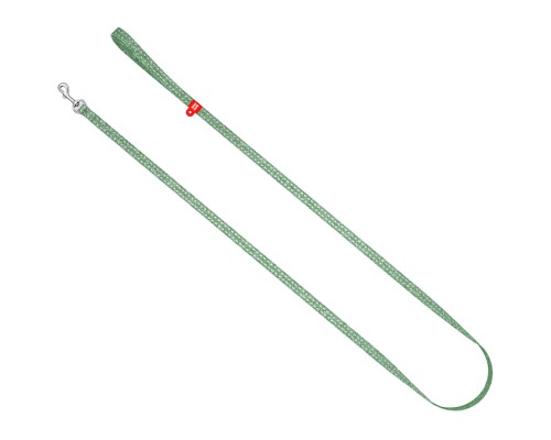 Повідок для котів WAUDOG Re-cotton світловідбивний XS 200х1 см зелений (164418)