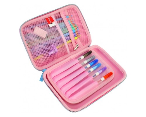 Пенал Cool For School 1 відділення з органайзером блакитний (QT-5630-Blue) Пенал Cool For School 1 відділення з органайзером блакитний (QT-5630-Blue)