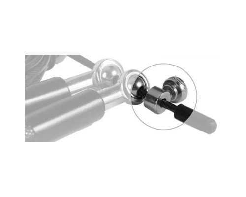 Скакалка PowerPlay 4207 швидкісна алюмінієва Срібна (PP_4207_Silver)