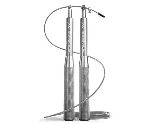 Скакалка PowerPlay 4207 швидкісна алюмінієва Срібна (PP_4207_Silver)