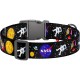 Нашийник для тварин WAUDOG Nylon з QR паспортом NASA пластиковий фастекс XL (4756)