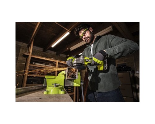 Шліфувальна машина Ryobi RAG18X-0, 18В ONE+ НР, безщіткова, 125мм (без АКБ та ЗП) (5133005011)