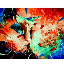 Картина по номерам ZiBi Котик в мріях 40*50 см ART Line (ZB.64234)