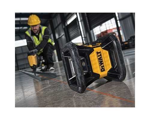Лазерний нівелір DeWALT ротаційний, 18В XR Li-Ion, червоний промінь, 4.5 кг, 2Ah, ЗП, кейс (DCE079D1R)