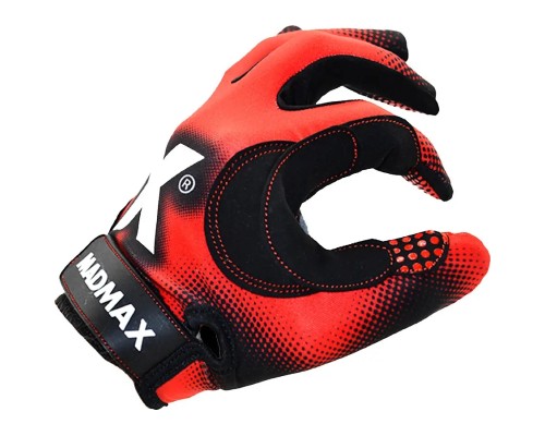 Рукавички для фітнесу MadMax MXG-101 X Gloves Black/Grey/Red XL (MXG-101-RED_XL)