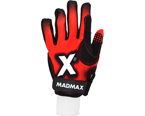 Рукавички для фітнесу MadMax MXG-101 X Gloves Black/Grey/Red XL (MXG-101-RED_XL)