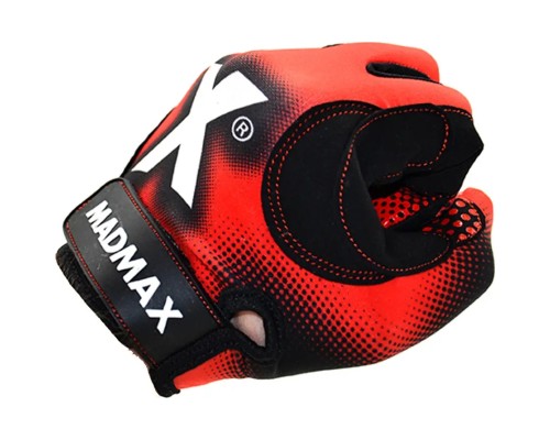 Рукавички для фітнесу MadMax MXG-101 X Gloves Black/Grey/Red XL (MXG-101-RED_XL)