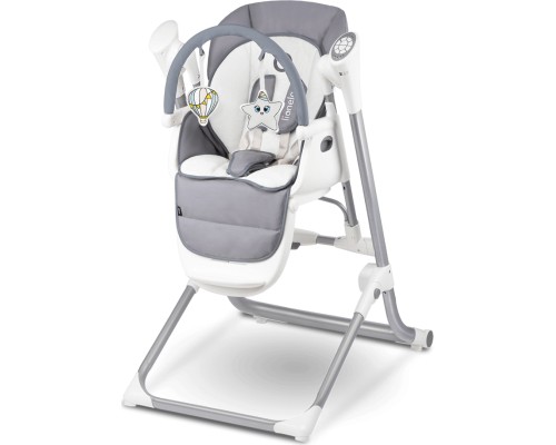 Стілець для годування Lionelo 2 в 1 Lionelo Niles Grey (LO-NILES GREY)